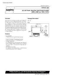 Datasheet STK400-020 manufacturer Sanyo